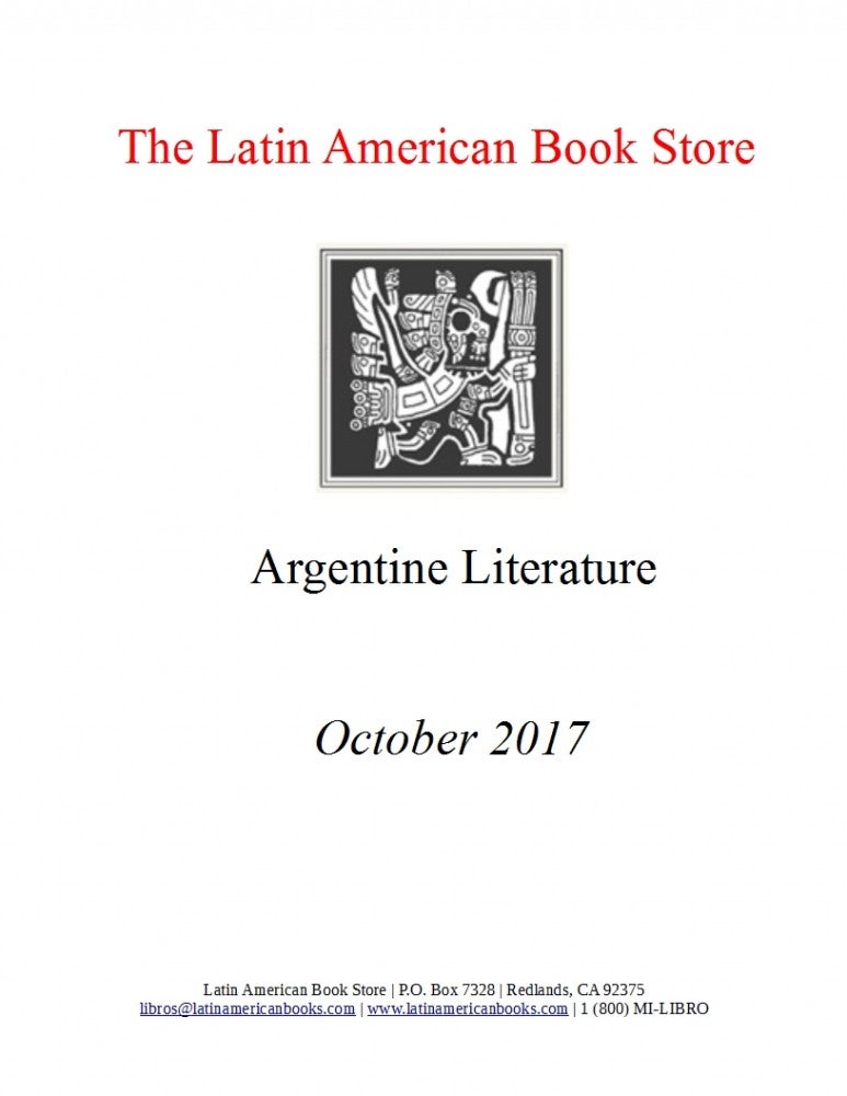 Argentine Literature -- October 2017