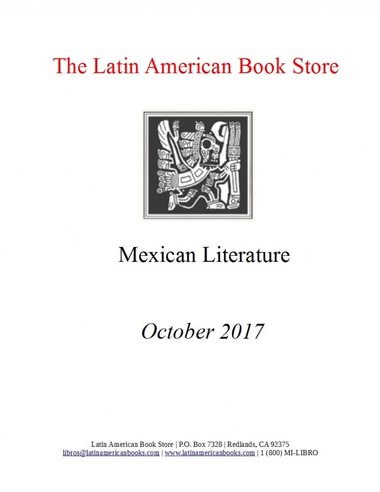 Mexican Literature -- October 2017